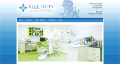 Desktop Screenshot of bluepoppydental.com